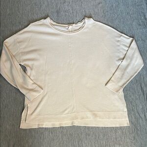 White Crow Cream Light Thermal Texture Long Sleeve